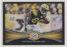 2012 Topps Chrome Black Refractor 286/299 Antonio Brown #106 0j3l