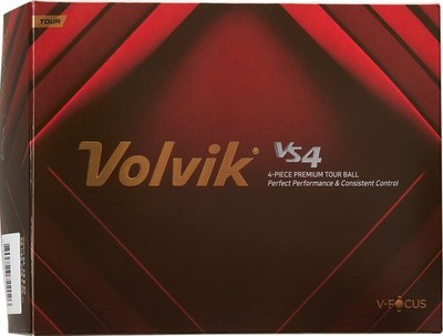 Volvik Tour VS4 Golf Balls High-Performance for Advanced Players | 1 Dozen White