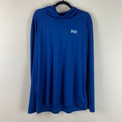 Helly Hansen Verglas Performance Hoodie Blue Mens 2XL Blue Pullover