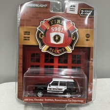 Greenlight Jeep Cherokee Pennsylvania Fire Engine 2000 1:64 67020D