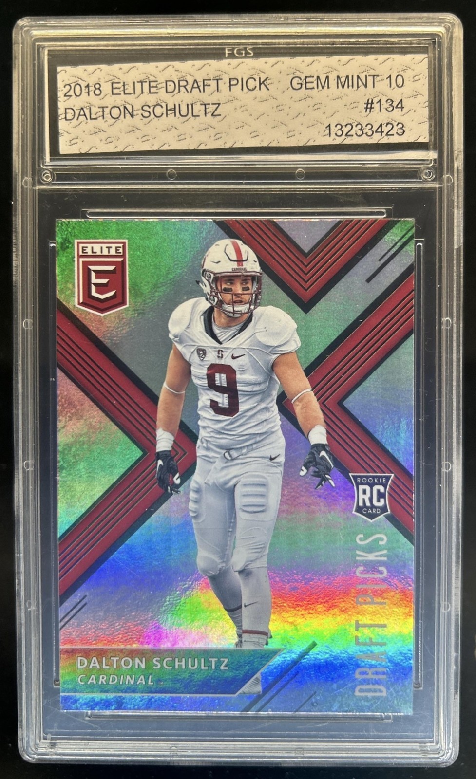 Dalton Schultz Panini Elite Draft Picks Collegiate #134 Base