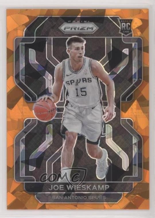 2021-22 Panini Prizm Orange Ice Prizm Joe Wieskamp #322 2l4