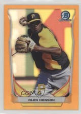 2014 Bowman Draft Top Prospects Chrome Orange Refractor 5/25 Alen Hanson 0c2