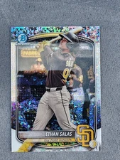2025 Bowman Chrome - Ethan Salas Mini Diamond Refractor SD Padres Prospect SSP