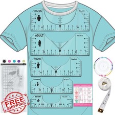 Vowlove T-Shirt Ruler Alignment Tool for Heat Press Vinyl