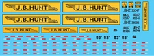 N Scale - Semi-Trailer JB Hunt