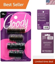 Classics Mini Claw Clips - 42-Pack, Assorted Colors - For All Hair Types - Gr...
