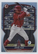 2023 Bowman 1st Edition Sky Blue Foil Jorge Ruiz #BPPF-123 1b8