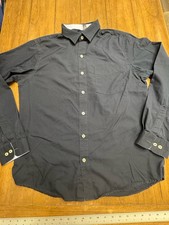 Van Heusen Originals Slim Fit Navy Blue Pocket Long Sleeve Button Down Shirt
