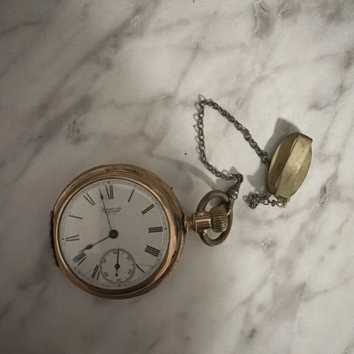 American Waltham Model 1884 Antique Gold Filled Pocket Watch PARTS ONLY!