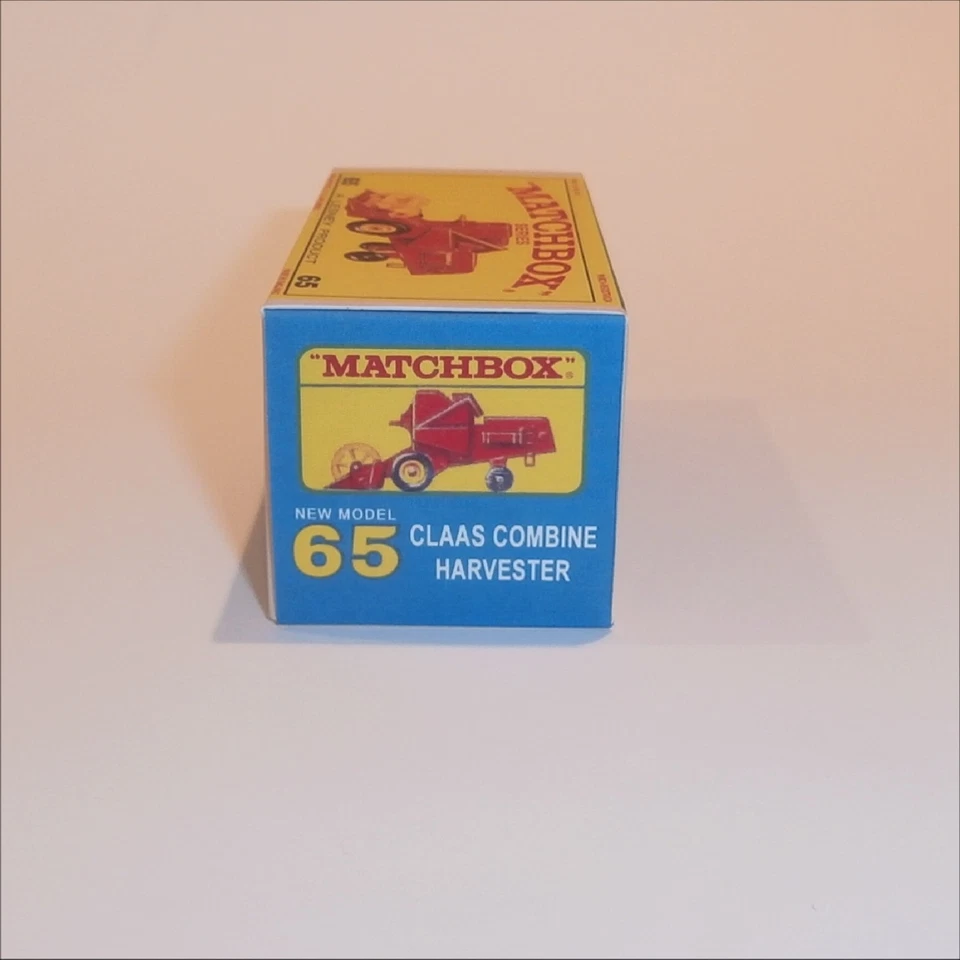 Matchbox Lesney 65c Claas Combine Harvester E Style Repro Box - Image 3 of 4