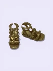 Doll Shoes Mattel Barbie Gold Roman Sandals Flat