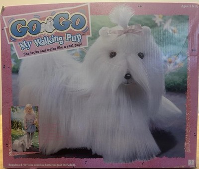Vintage 1989 Hasbro Go Go My Walking Pup In Box Tested Works With Instructions 