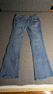 Revolt Womens Blue Jeans Sz 13 Stretch Rhinestone/Grommit Pockets