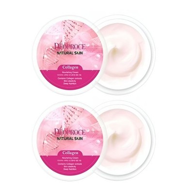 Deoproce Natural Skin Collagen Nourishing Cream 100g x 2 Pack Face Care