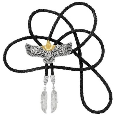 Mens Bolo Tie Cowboy Ties for Men Western Necklace Men's Women Eagle Bolos