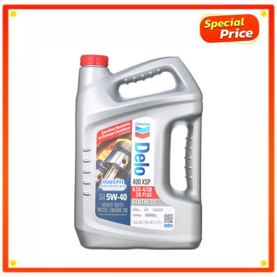 Chevron Delo 400 XSP Synthetic 5W-40 Heavy Duty Diesel Motor Oil, 1 Gallon, NEW