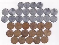 Czechoslovakia 5, 10 & 20 Haleru 37 coins 1972-1990 all different & listed #35