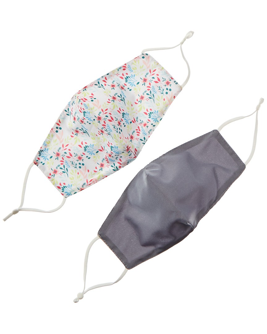 Marcus Adler Set Of 2 Cloth Face Masks Womens White 2090₽