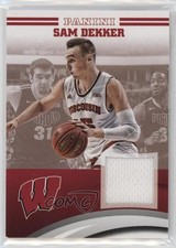 2015 Panini Wisconsin Badgers Memorabilia Sam Dekker #SD-WIS 12gr