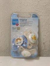 MAM Original Pacifiers 0-6 Months 3 Pack Orthodontic BPA Free Baby Soothers