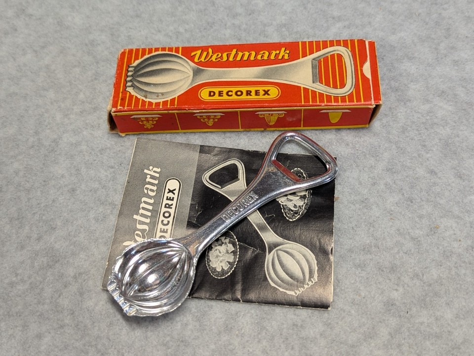 A beautifully precise West German aluminum garnishing tool that turns radishes and cucumbers into flowers — the kind of thing a 1970s dinner-party host took very seriously.