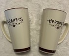 (2) Vintage Hershey's Chocolate Hot Cocoa Mugs 16 Oz 6" Coffee Tea Mocha Latte — photo 1