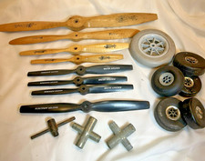 RC Airplane Prop And Wheel Lot Preowned