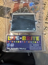 World's Smallest LITE BRITE Art Toy Doll House Miniature Light Bright Pegs,Paper