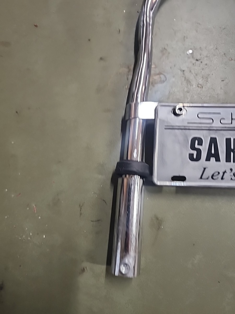 SCHWINN LIL STINGRAY TRICYCLE CHROME REAR SISSY BAR WITH PLATE