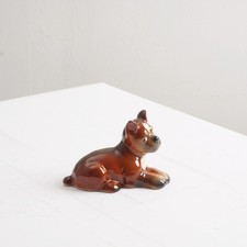 Goebel Porzellan Hund Figur ca. 9 cm breit 6,5 cm hoch