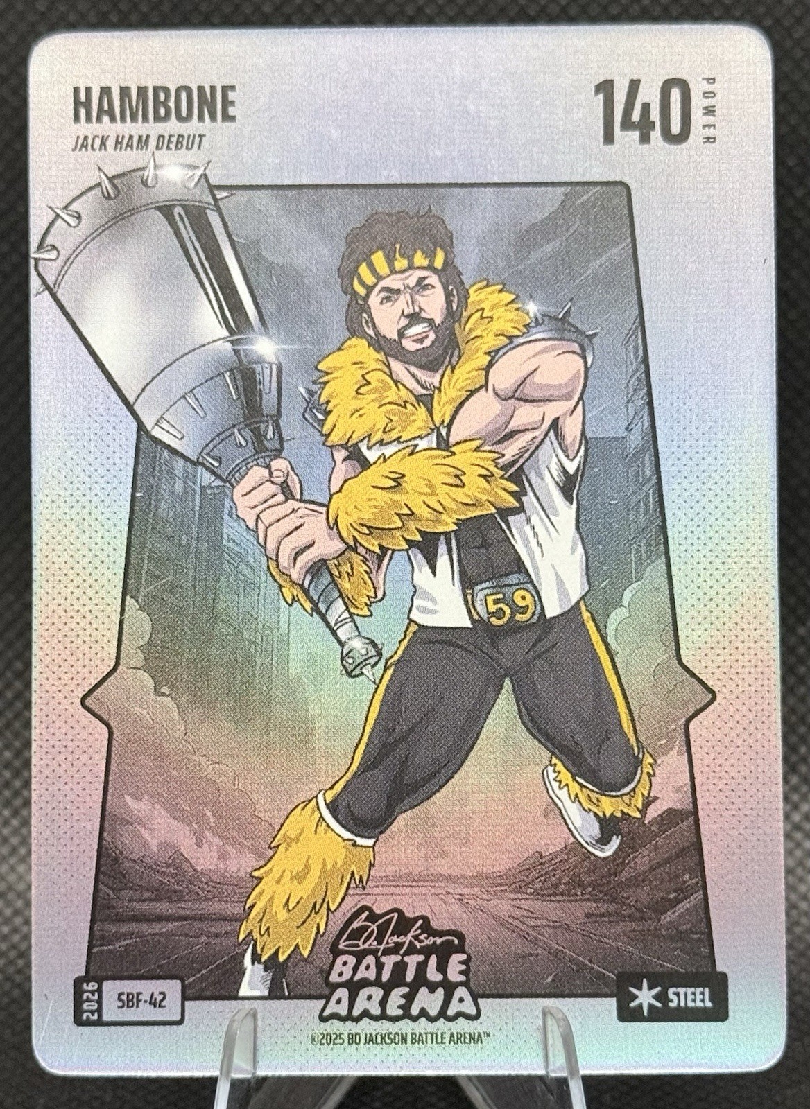 2026 Bo Jackson Battle Arena HAMBONE Jack Ham Colosseum Steel #SBF-42