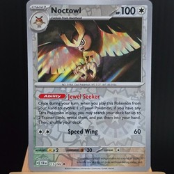 Noctowl 115/142 Stellar Crown Reverse Holo