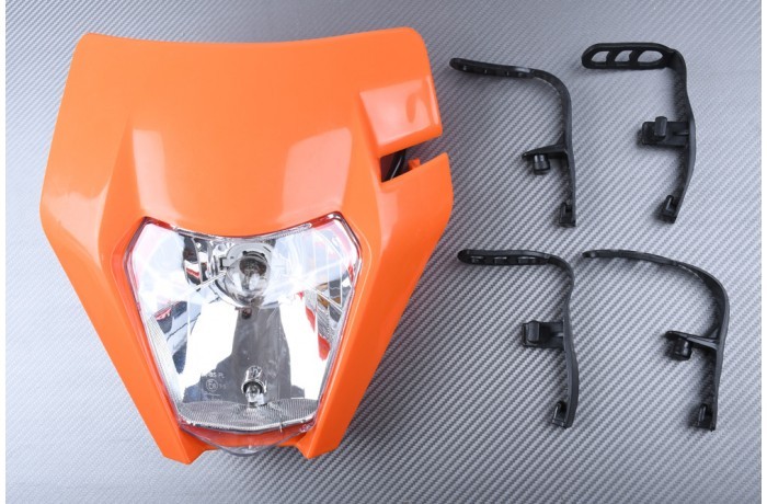 Tête de fourche KTM 500 EXC-F Six-Days orange idéale pour la restauration enduro 2017-2021