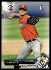 2017 Bowman Draft Colton Hock Miami Marlins #BD-196