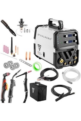 STAHLWERK Inverterschweißgerät CTM-250 ST Einzelgerät mit Zubehör 10-200 A Ei...