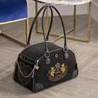 NWT Vintage Juicy Couture Pet Carrier Black & Pink Travel Bag Dog & Cat
