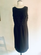 JACQUES VERT, Little Black Dress-Sleeveless-Layer Bodice. 14 BNWT RRP £169