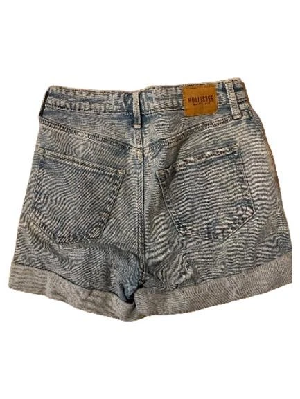 Hollister Short Jean Femme Bleu Curvy High-Rise (EU 34, W26, INT XS) - Photo 2/3