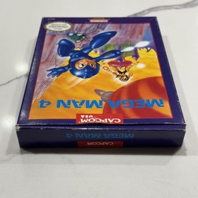 Mega Man 4 (Nintendo NES, 1992 Capcom) Authentic Complete CIB Manual TESTED