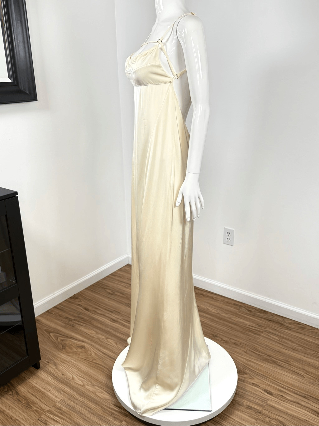 JACQUEMUS La Robe Novio In Beige Size 40 / US 8 image 9