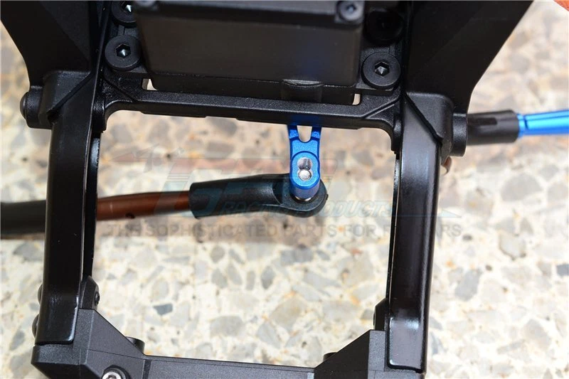 GPM Alum Servo Horn 25T w/Spring Steel Steering Link (6Pcs) Silver : TRX-4/TRX-6 - Image 2 of 4