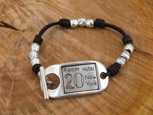 Pulsera De Mujer Cuero, Zamak De Las 50 Pulseras De Contigo | eBay