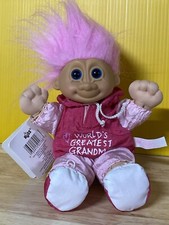 Russ Troll 9", World's Greatest Grandma, With Arm Tag, On Stand