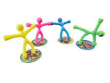 12x Magnet Men Happy Face Fridge Silicone Q-Man Pinata Party Bag Filler Toys 5cm