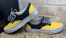 Vans Old Skool Taxi men Size 7 Shoes Checkerboard Yellow Black Womens Sz 8.5