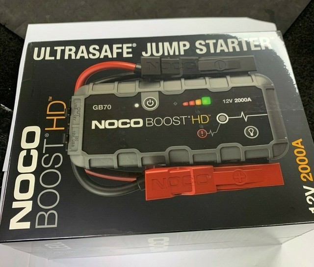 NOCO GB70 Boost HD 2000A UltraSafe Lithium Jump Starter for sale online