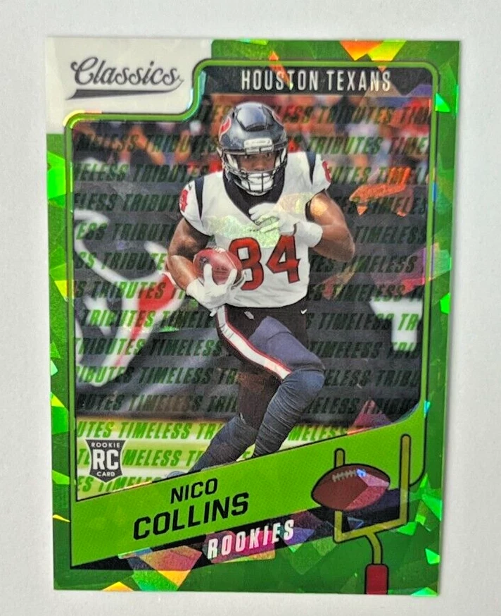 Nico Collins Panini Classics #180 Green Back