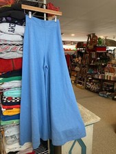 1970s Vintage PALAZZO PANTS Ladies Womens Homemade Retro Fashion XS Flares