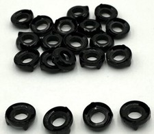 Lego 20 New Black Minifigure Headgear Head Tops with Ears Parts